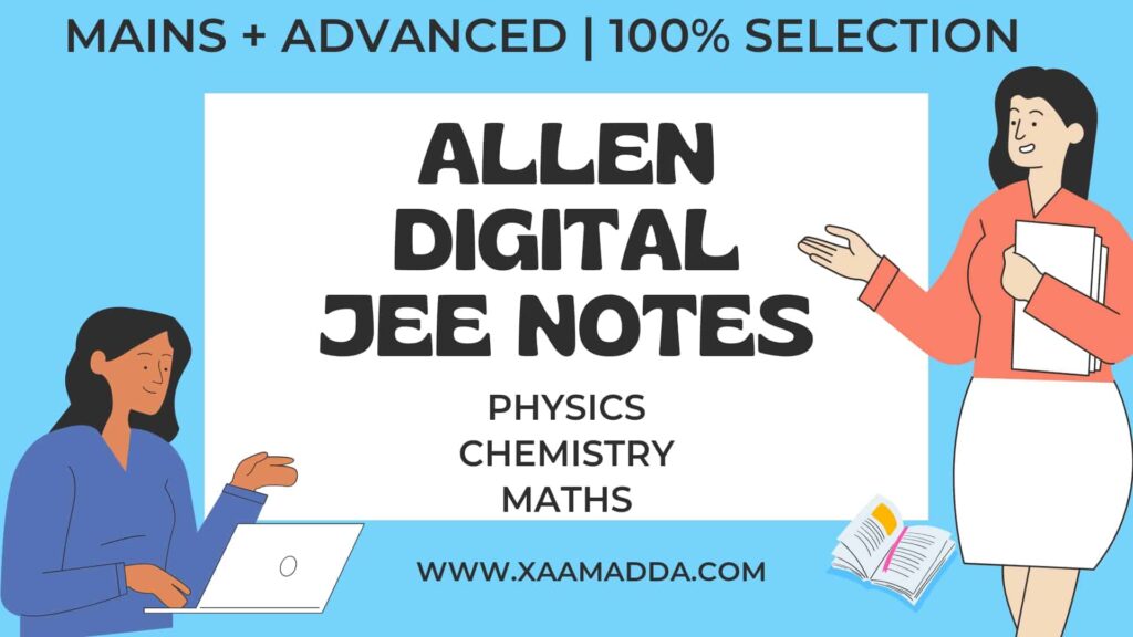 allen iit jee study material