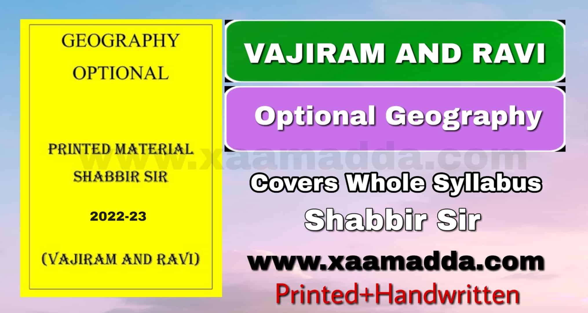 Geography optional notes 2023 the ultimate study material for geography