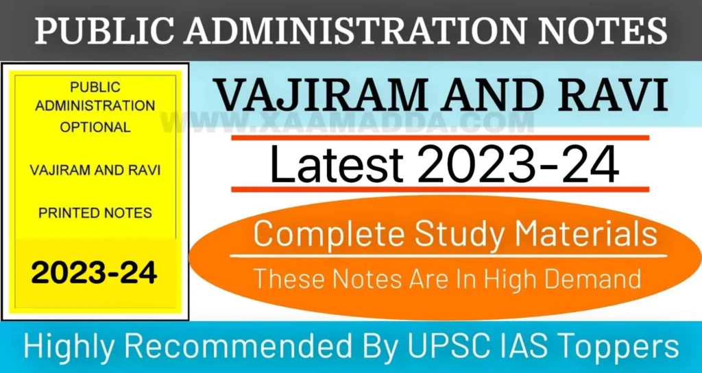public administration notes