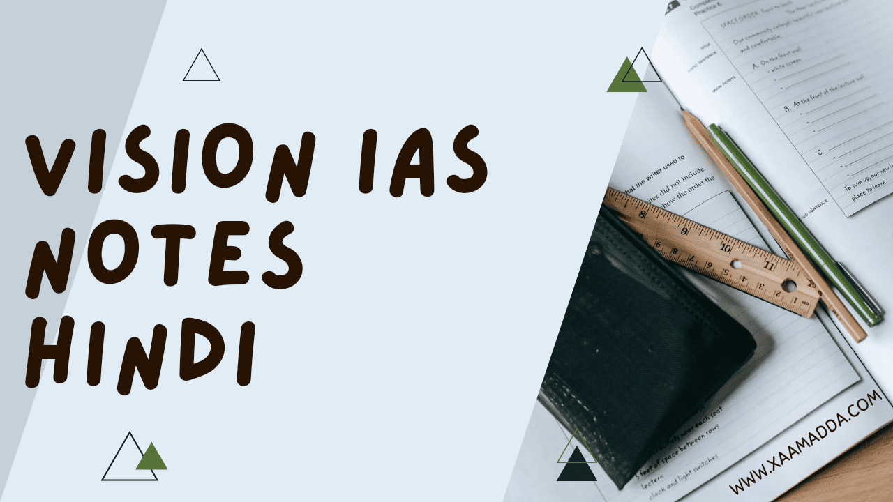 Best Vision IAS Hindi Notes 2024 Study Material XaamAdda