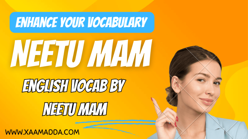 neetu mam vocab book