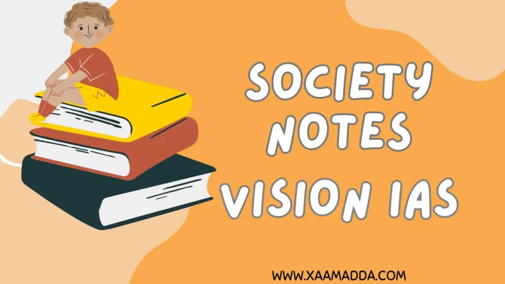 society notes vision ias