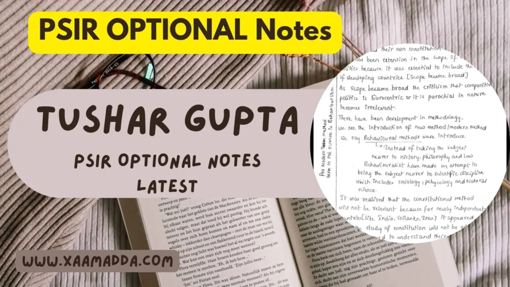 tushar gupta psir notes