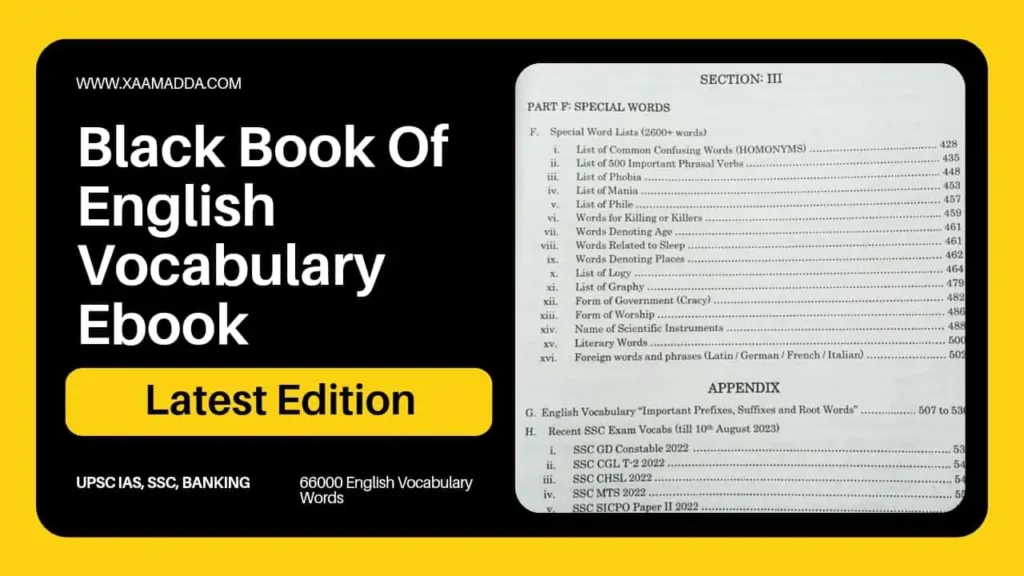Black Book Of English Vocabulary pdf