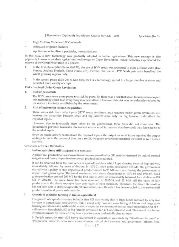 Vajiram Economics Optional Notes - Image 3