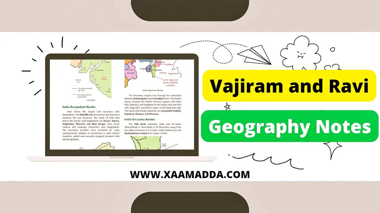 Vajiram and Ravi Geography Notes PDF Review XaamAdda