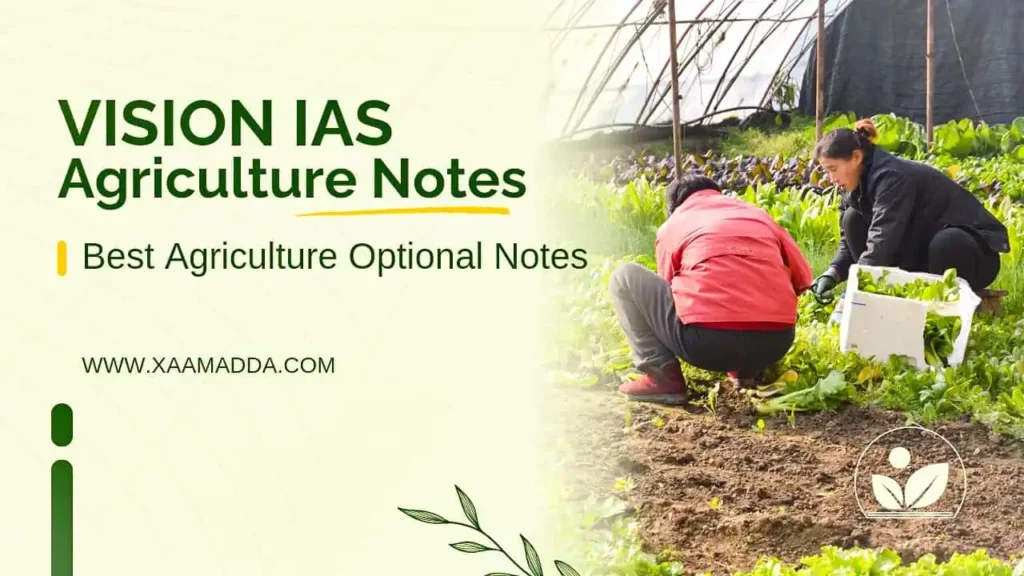 vision ias agriculture notes pdf